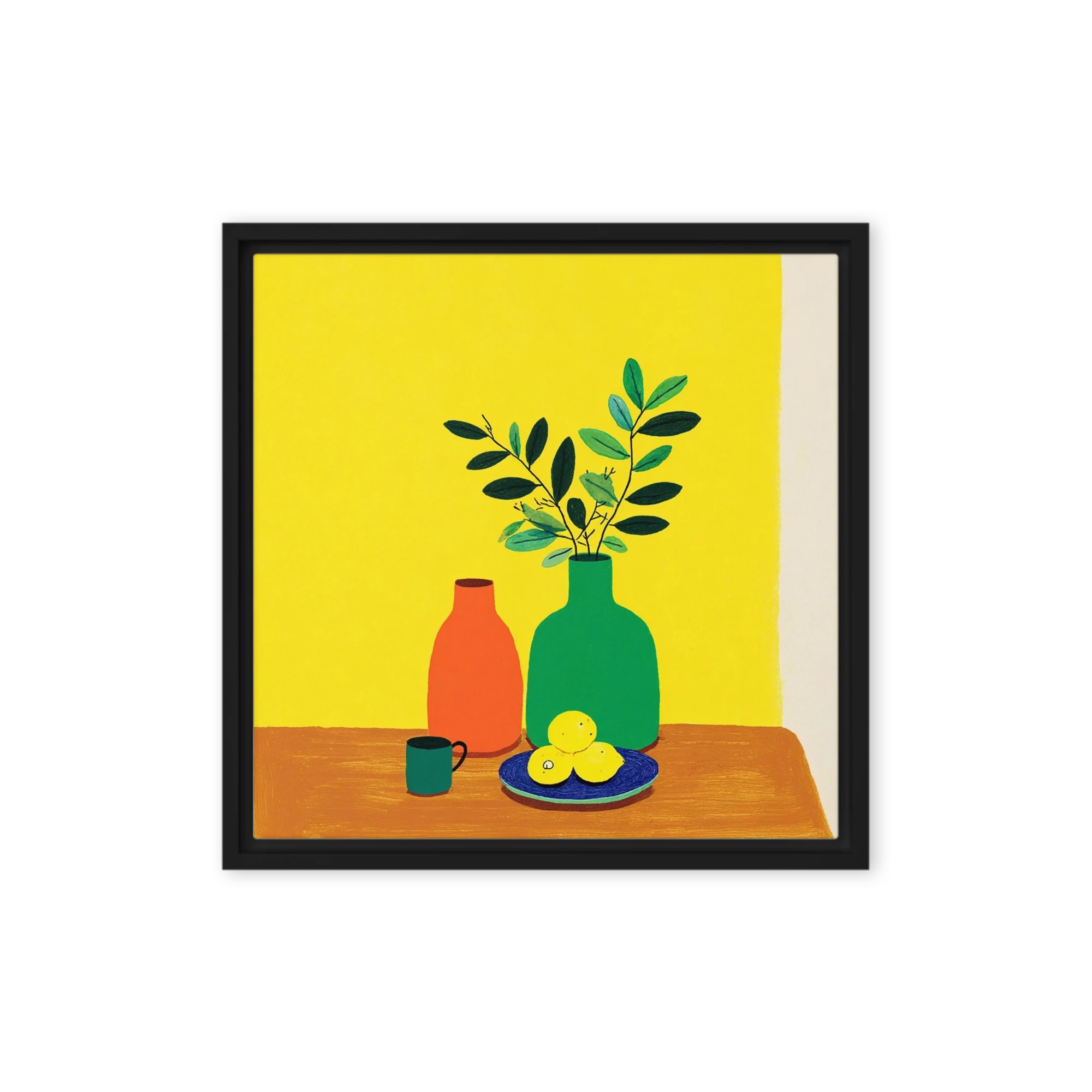 Yellow Still Life with Lemons