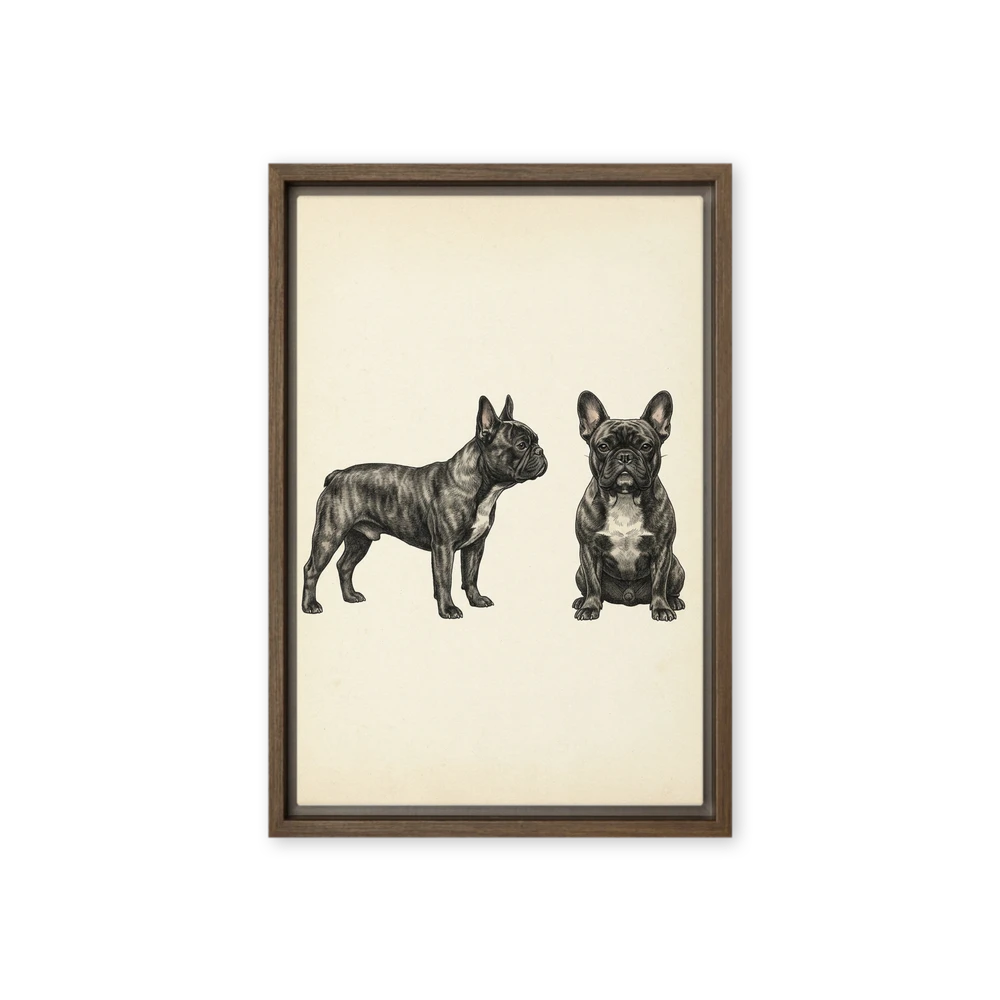 French Bulldog Portraits | Art Print