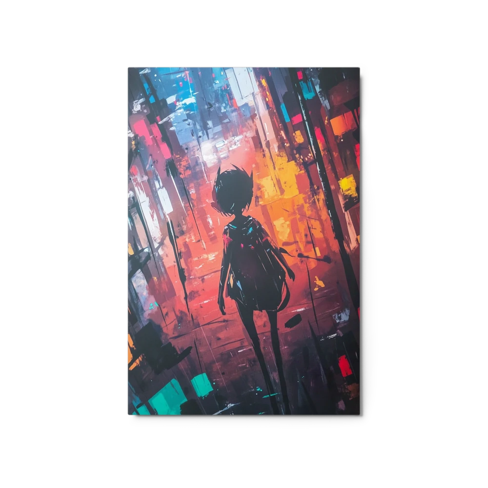 Neon City Stroll | Art Print