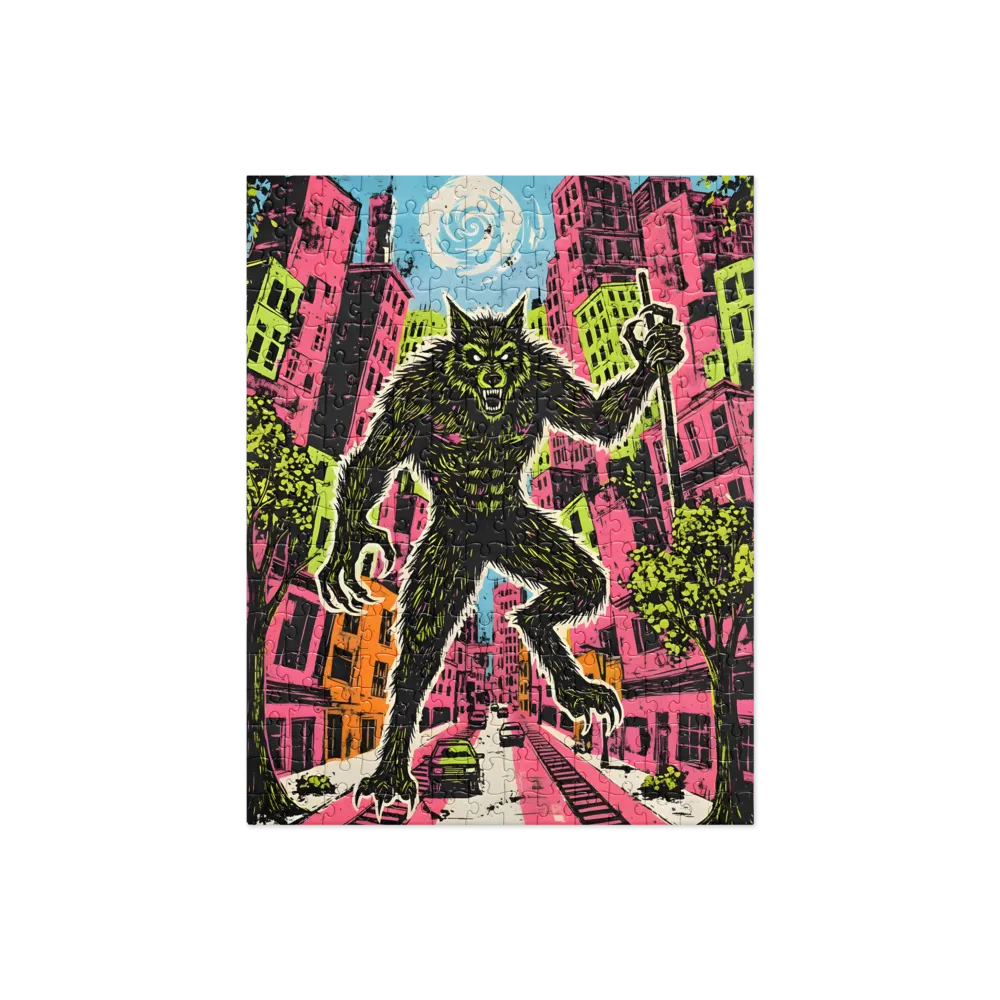 Urban Werewolf 
 Jigsaw Puzzle in Tin Box