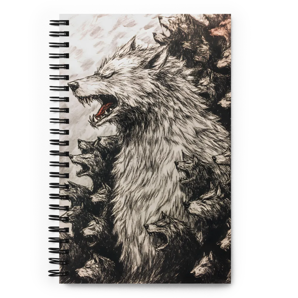 Roaring Wolf Pack 
 Spiral Notebook | 140 pages