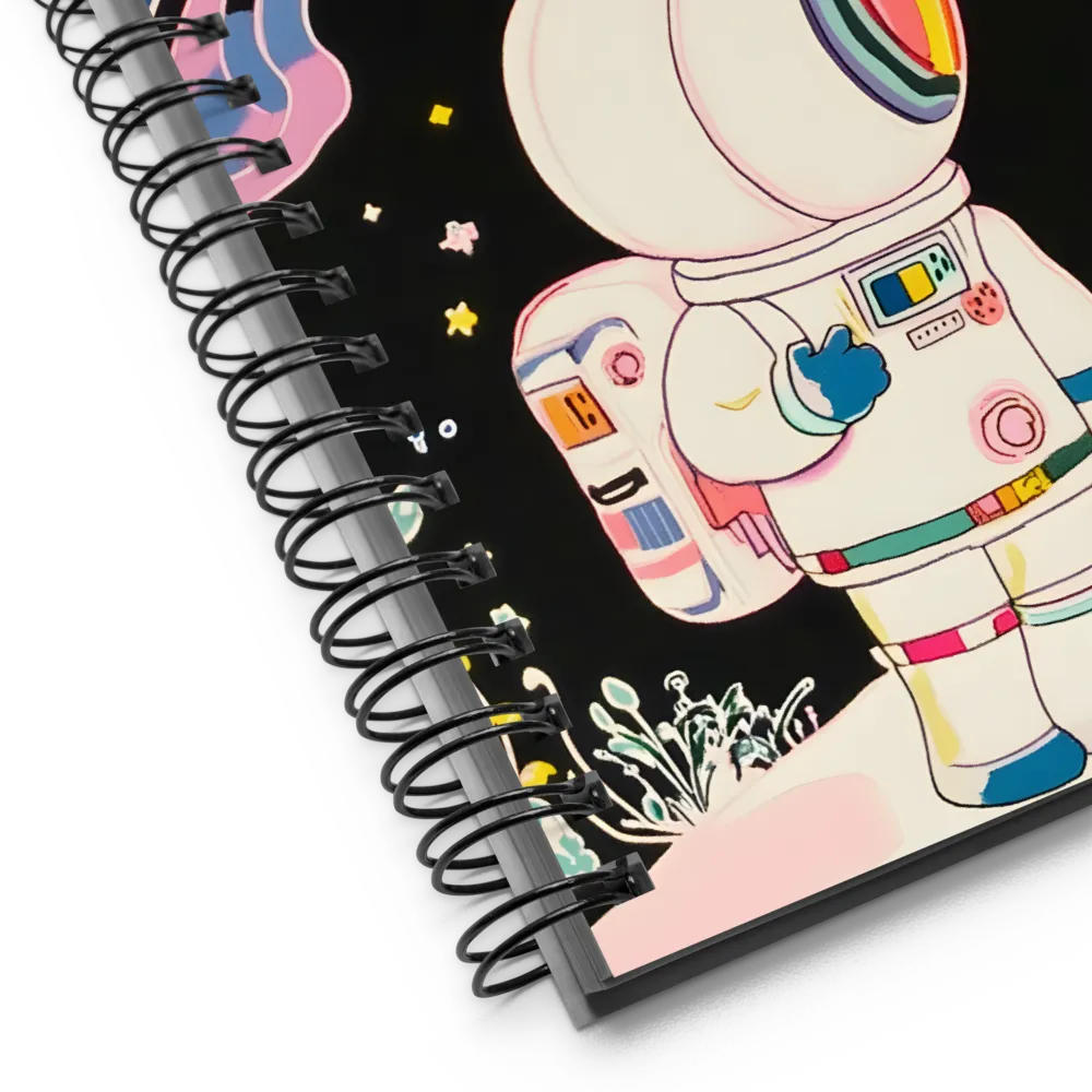 Whimsical Space Explorer 
 Spiral Notebook | 140 pages