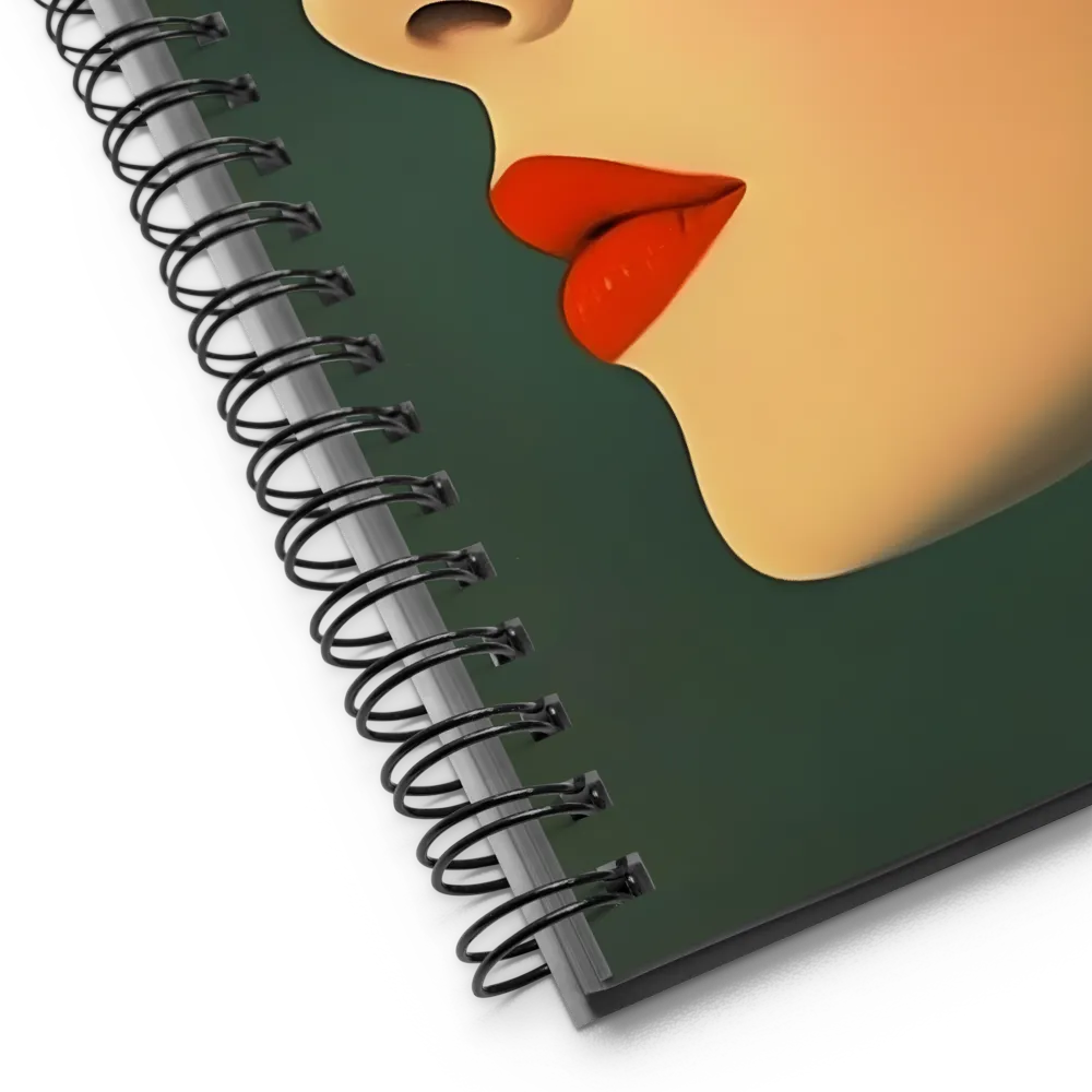 Pop Art Profile 
 Spiral Notebook | 140 pages