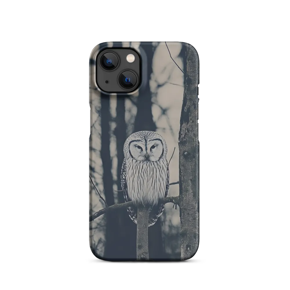 Owl on a Tree Branch | Phone Case