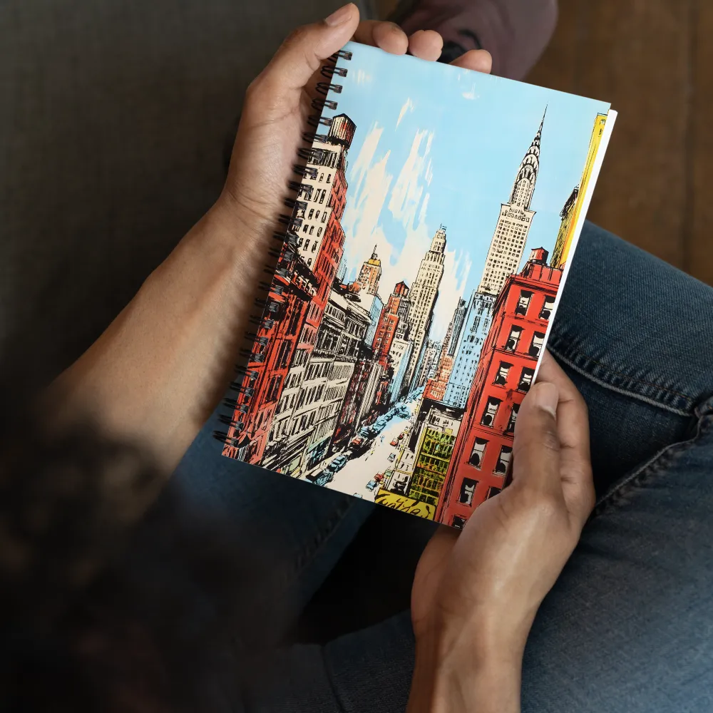 Manhattan Street View 
 Spiral Notebook | 140 pages