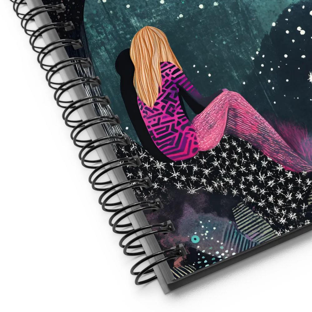 Dreamer Under Starlight 
 Spiral Notebook | 140 pages