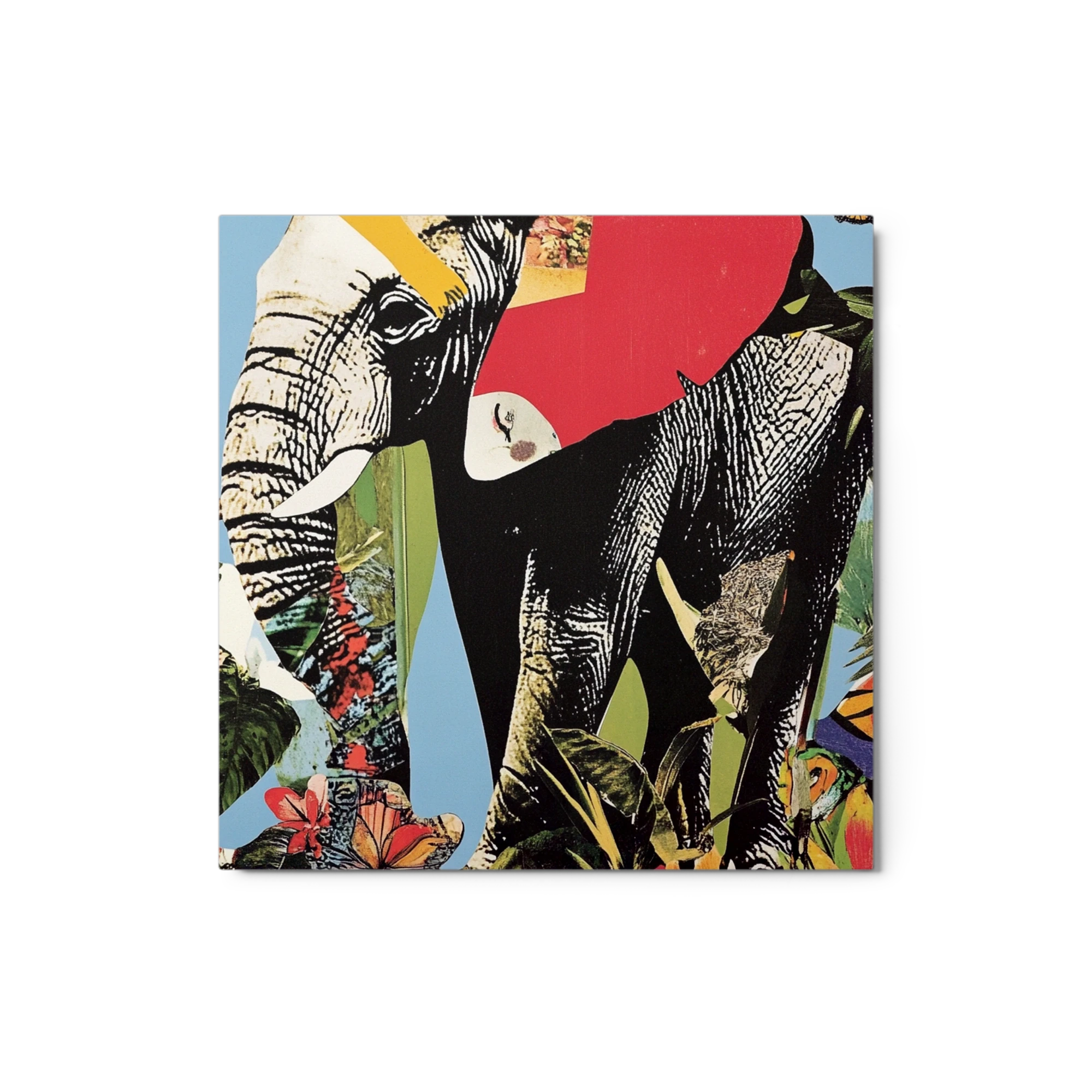 Colorful Elephant Collage
