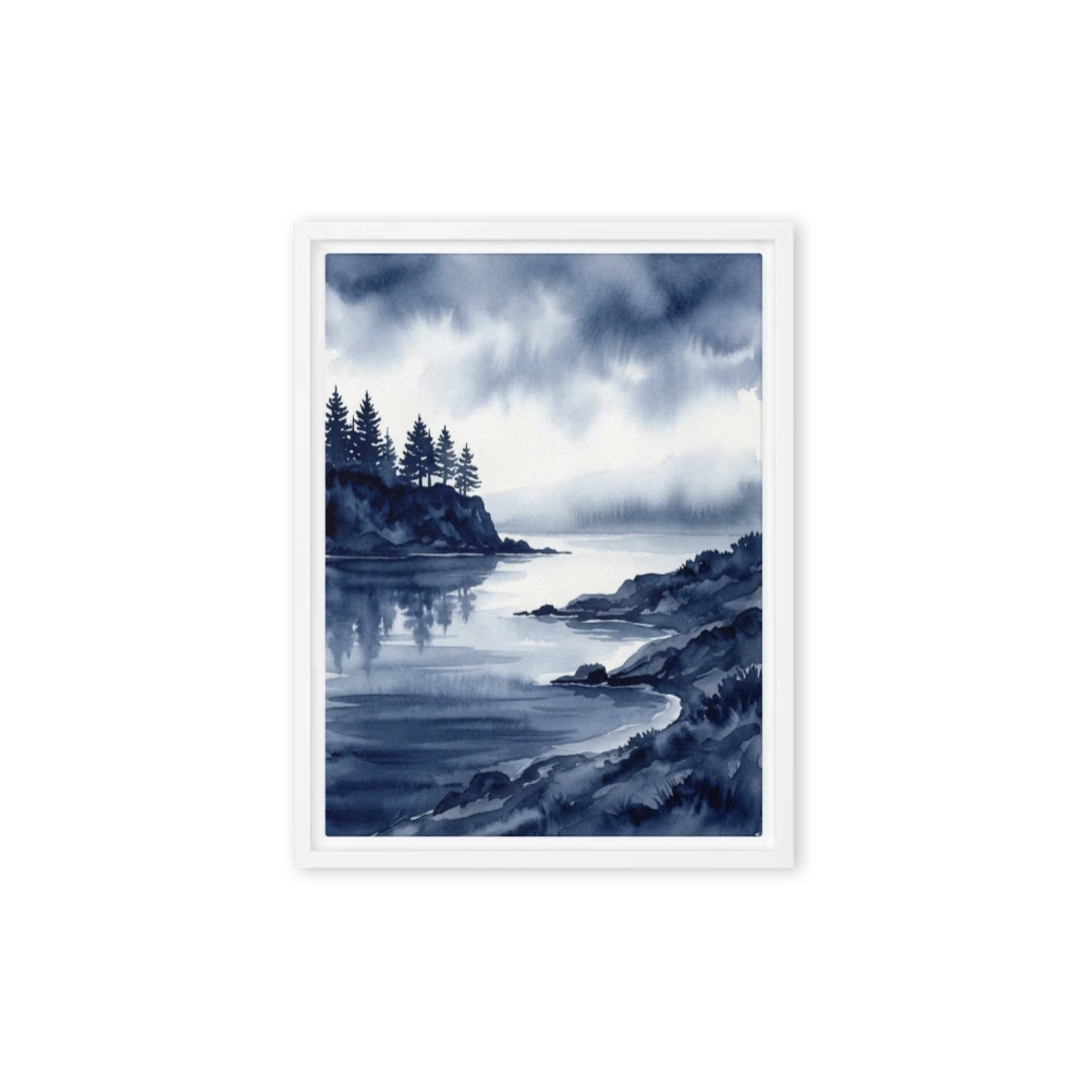 Indigo Solitude | Art Print