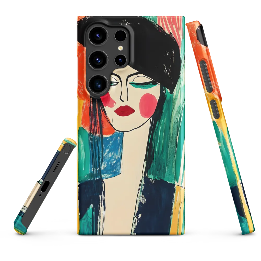 Modern Abstract Female Portrait | Phone Case