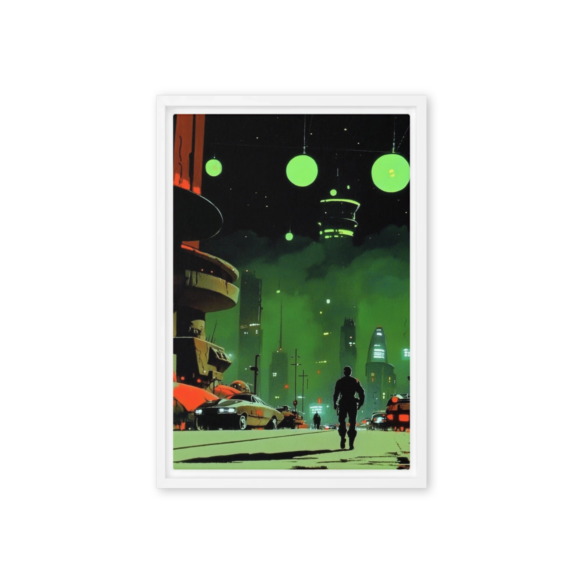 Futuristic Cityscape at Night