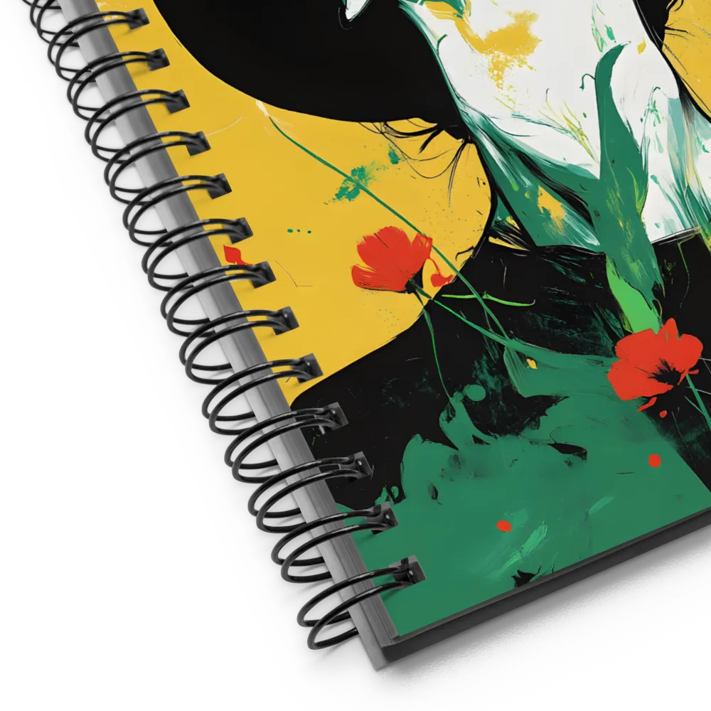 Woman in Bloom 
 Spiral Notebook | 140 pages