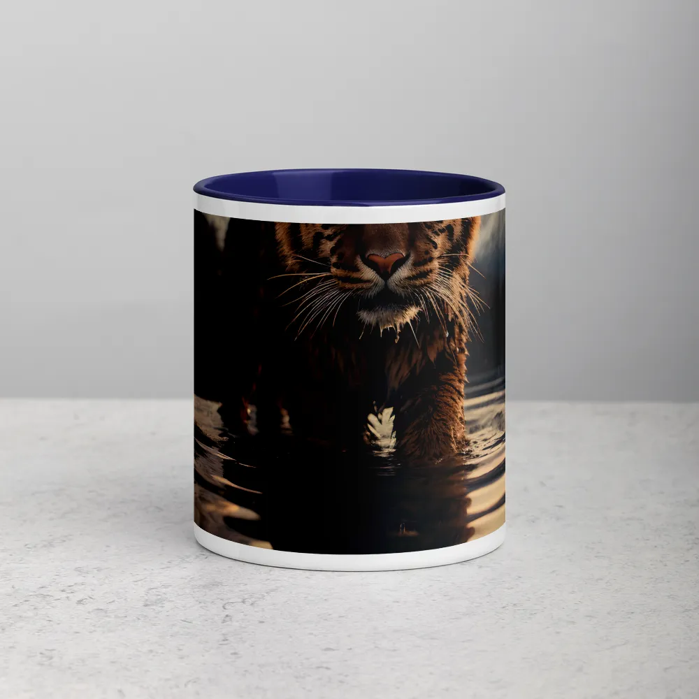 Golden Hour Reflection 
 Mug with Red inside
