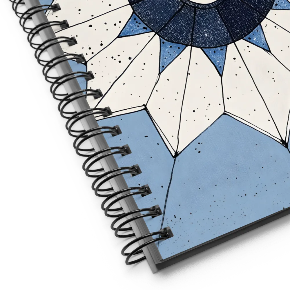 Celestial Bloom Geometry 
 Spiral Notebook | 140 pages