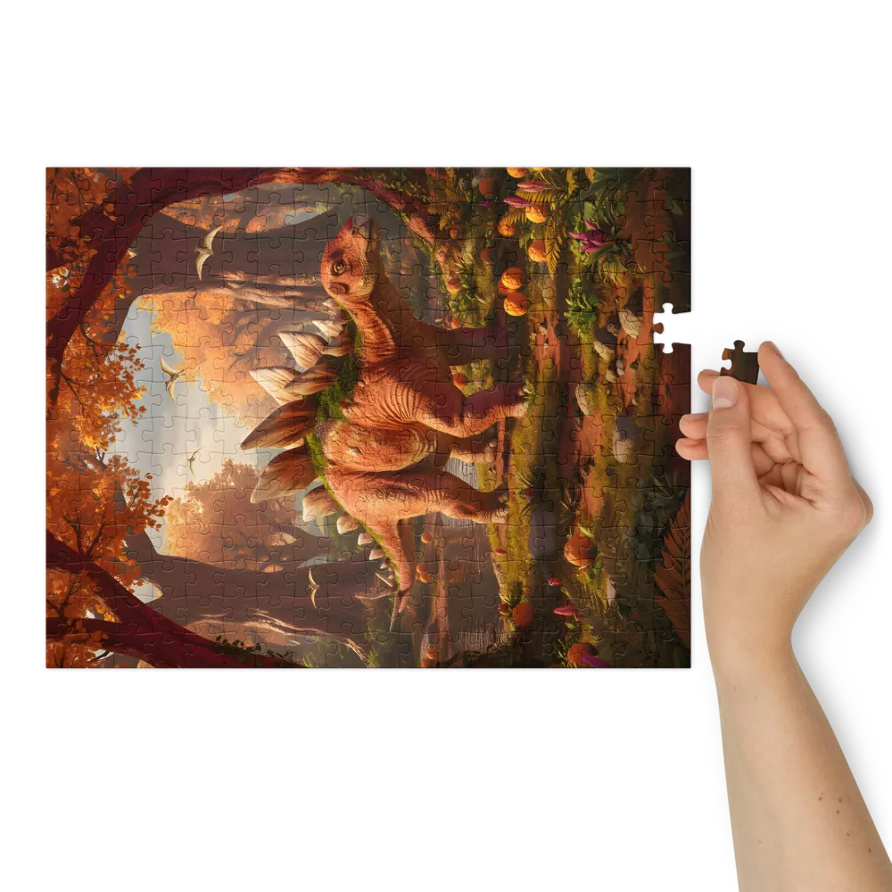 Autumn Stegosaurus | Jigsaw Puzzles