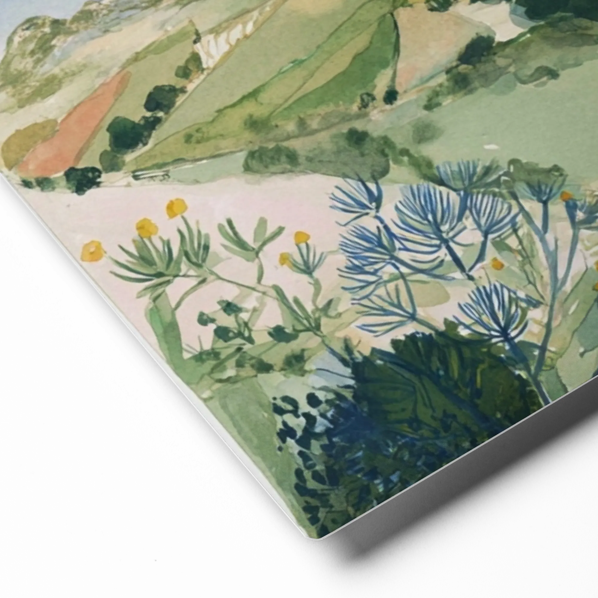 Rolling Hills and Wildflowers | Art Print