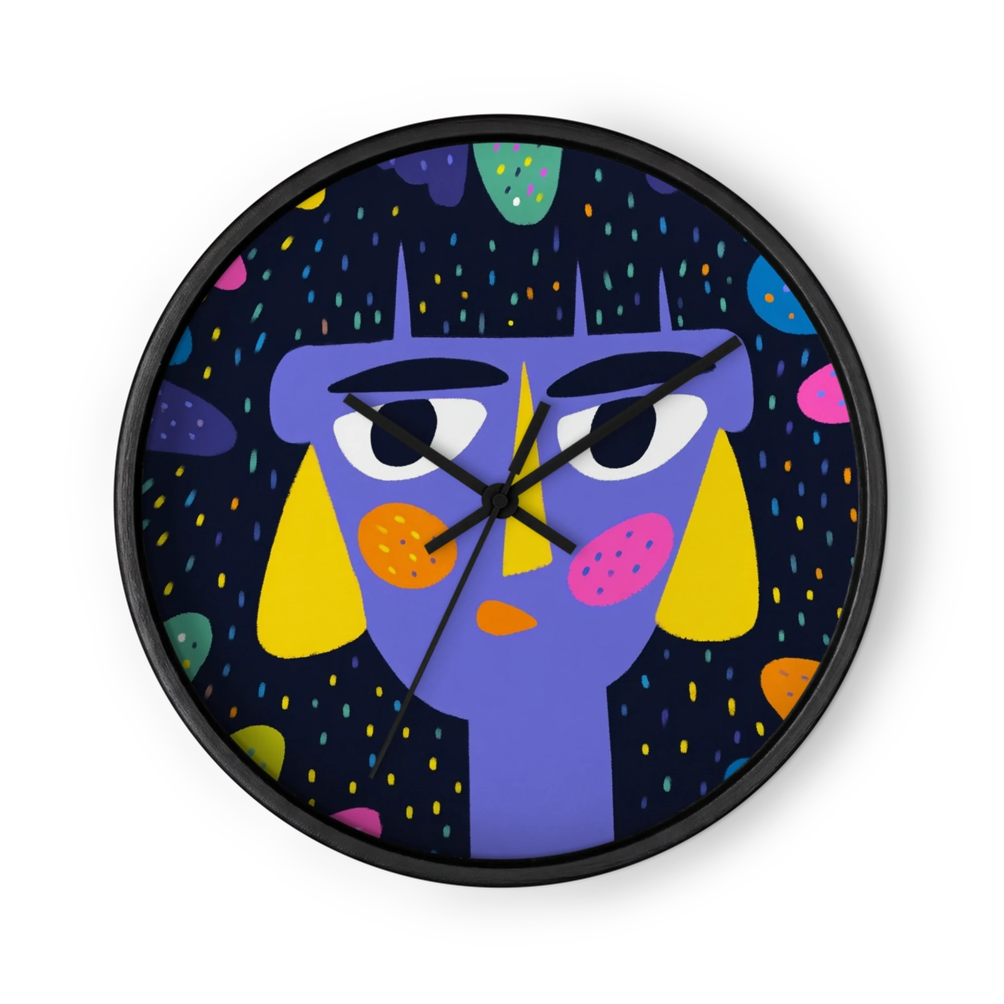 Stylized Purple Portrait