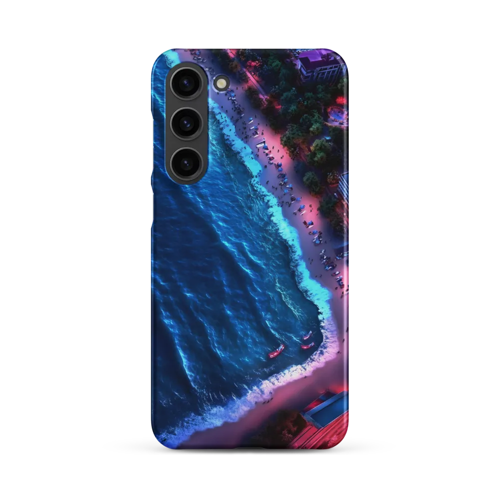 Aerial Seaside View at Twilight | Phone Case