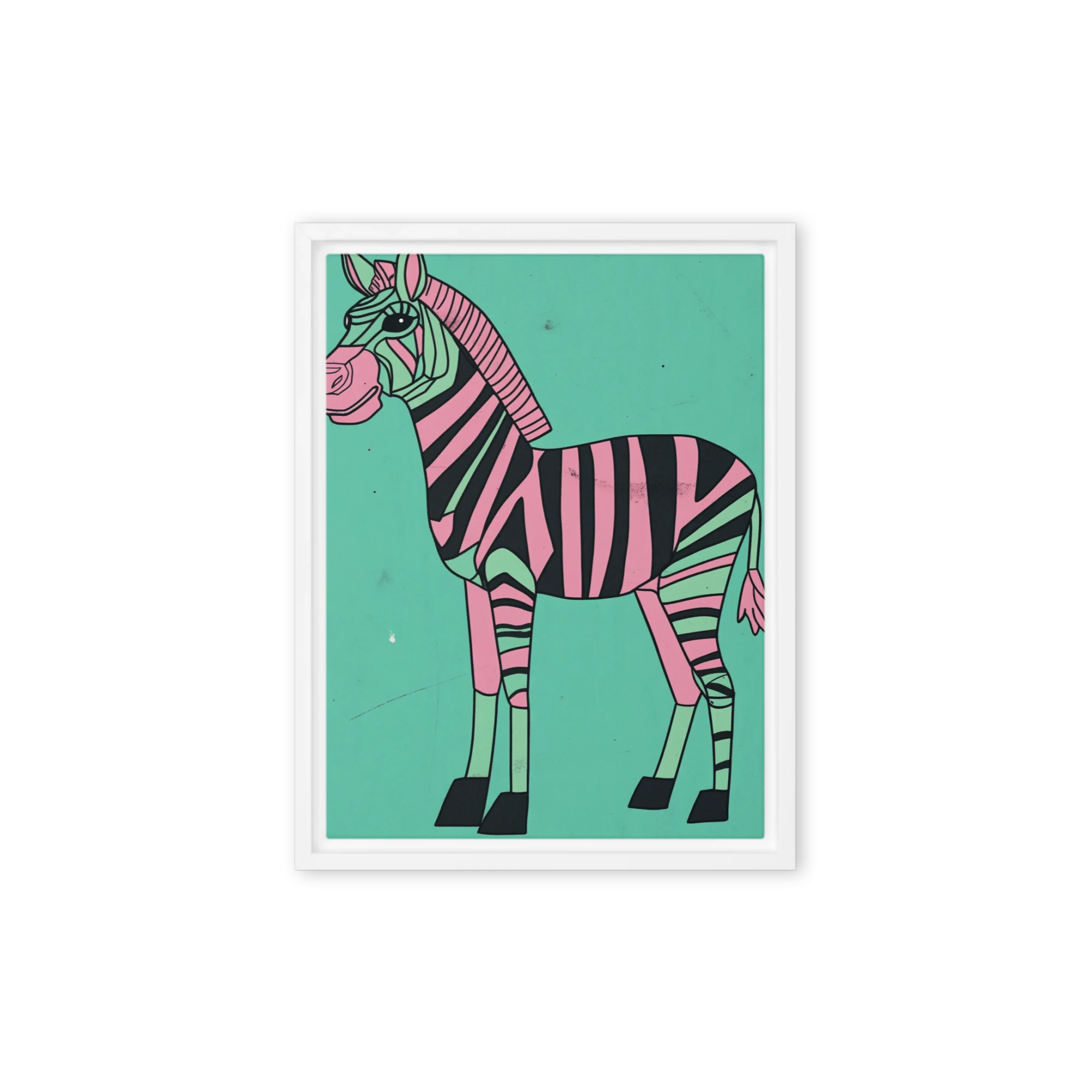 Stylized Zebra Profile