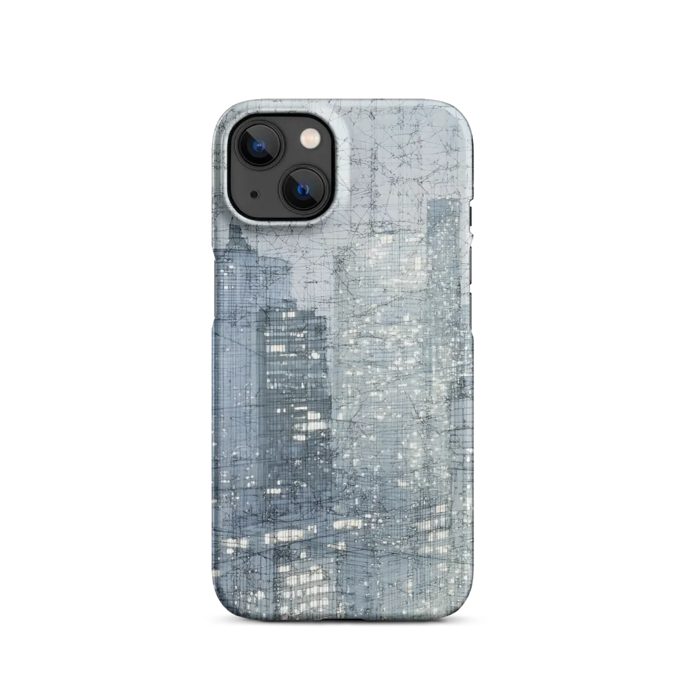 Abstract Cityscape with Skyscrapers | Phone Case