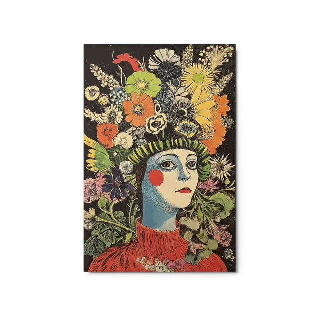 Woman of Flowers | Art Print