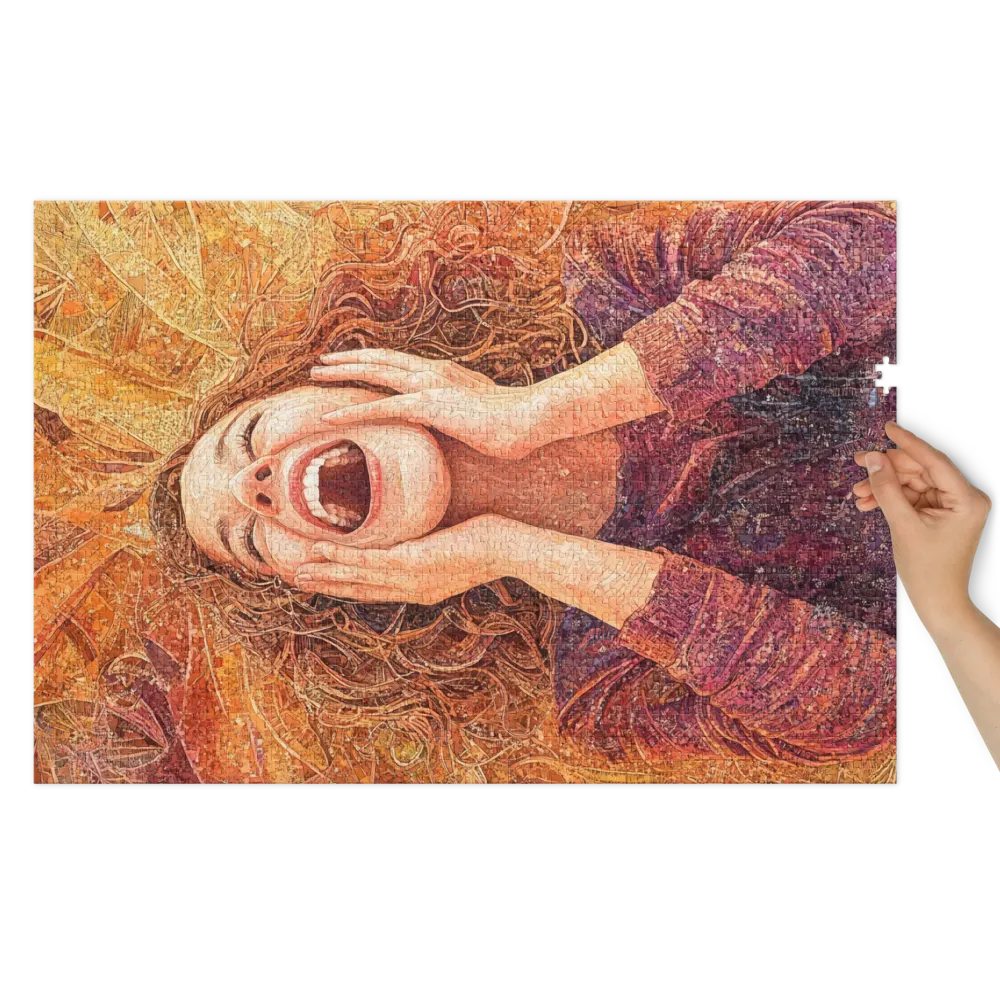 Golden Exuberance Mosaic | Jigsaw Puzzles