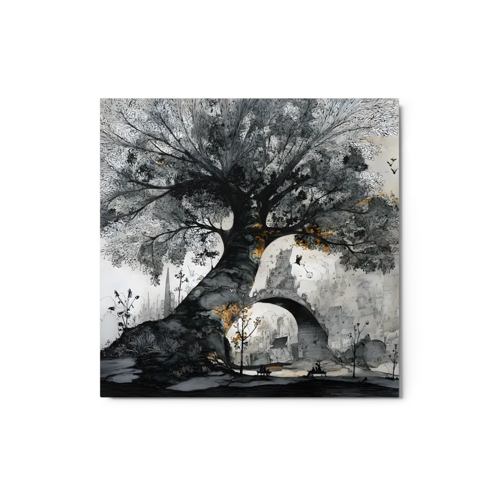 The Gatekeeper's Canopy 
 Canvas with Black Frame