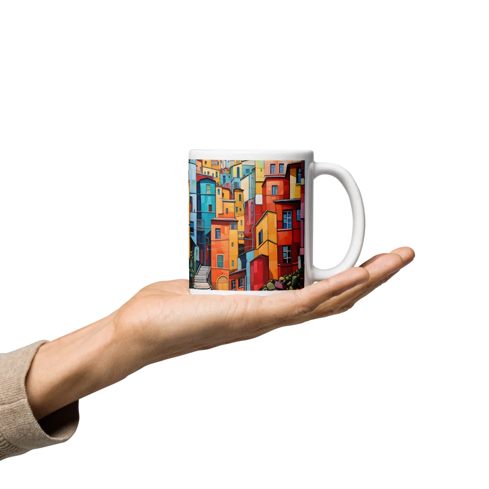 Vibrant Village: A Cubist Journey