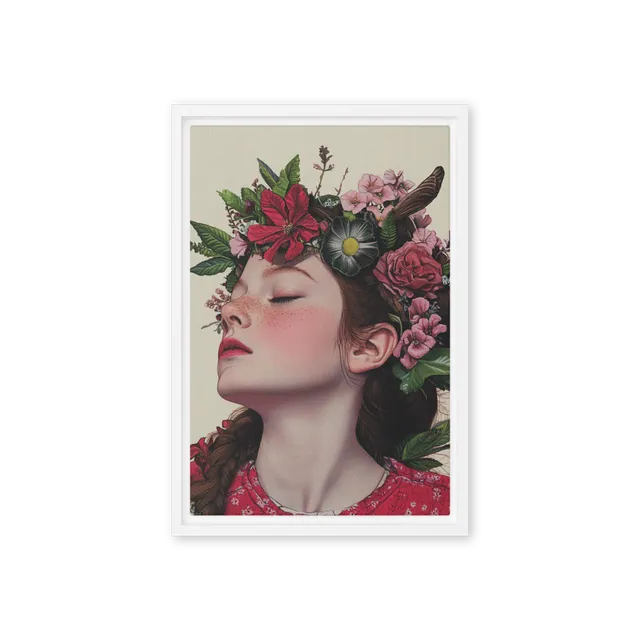 Ethereal Floral Portrait | Art Print