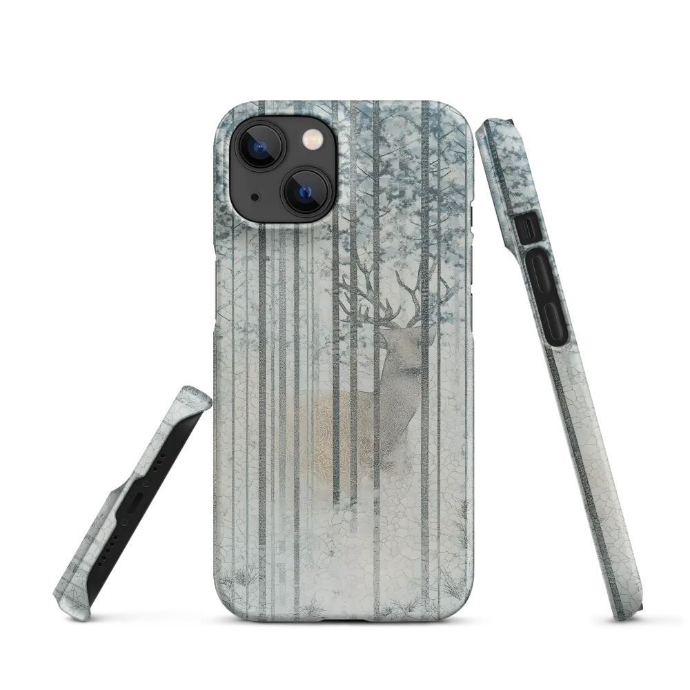 Majestic Deer in Misty Forest | Phone Case
