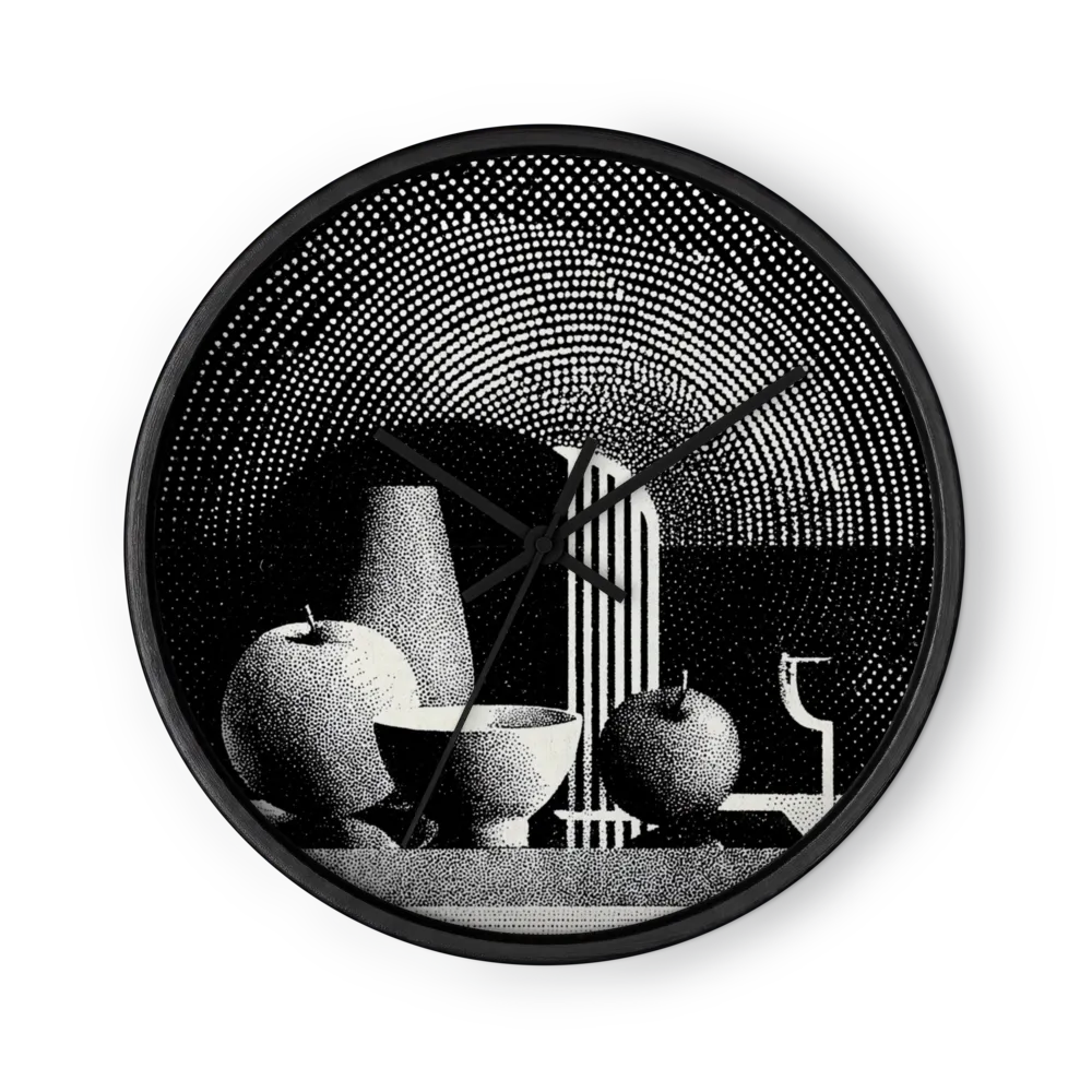 Halftone Still Life | Wall Clock