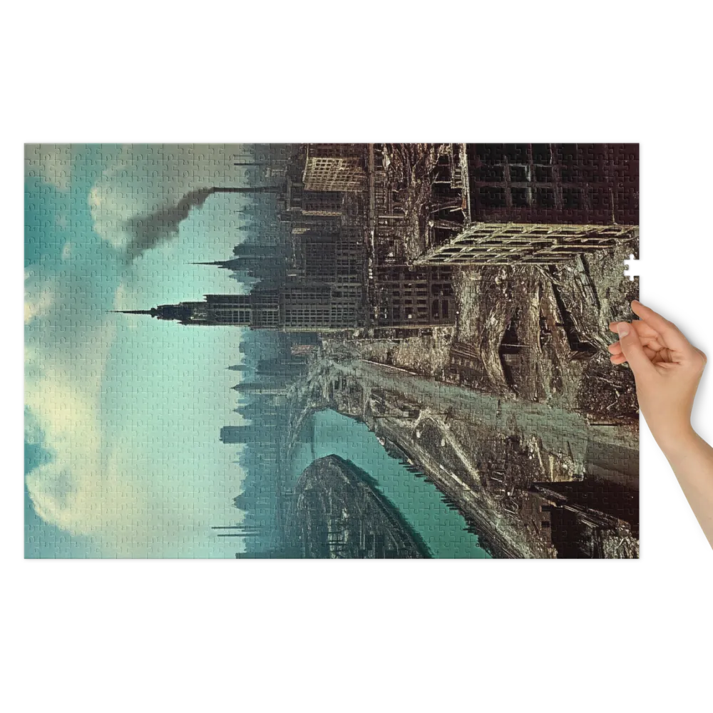 Industrial Decay 
 Jigsaw Puzzle in Tin Box