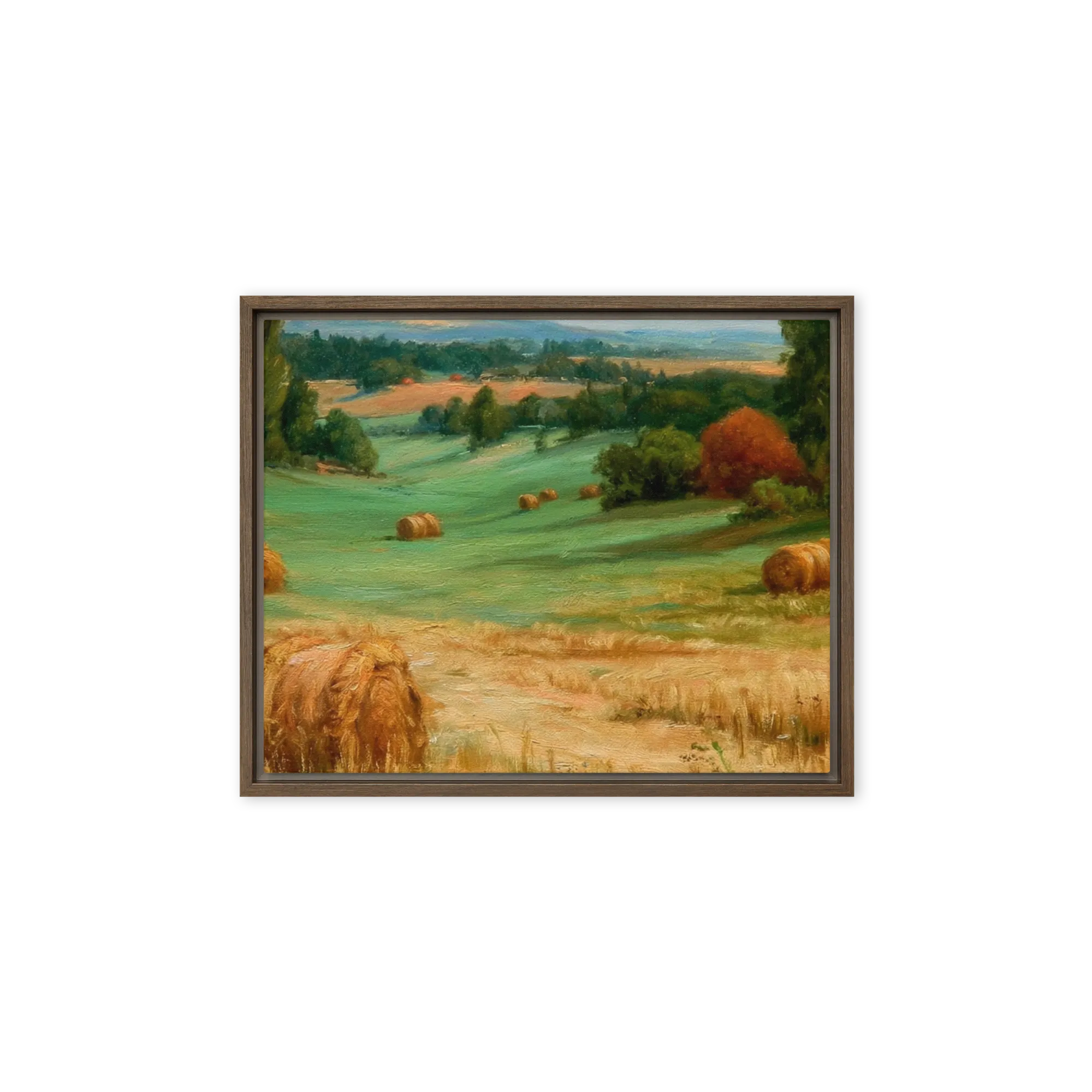Late Summer Harvest 
 Poster with White Frame | 12″x 16″