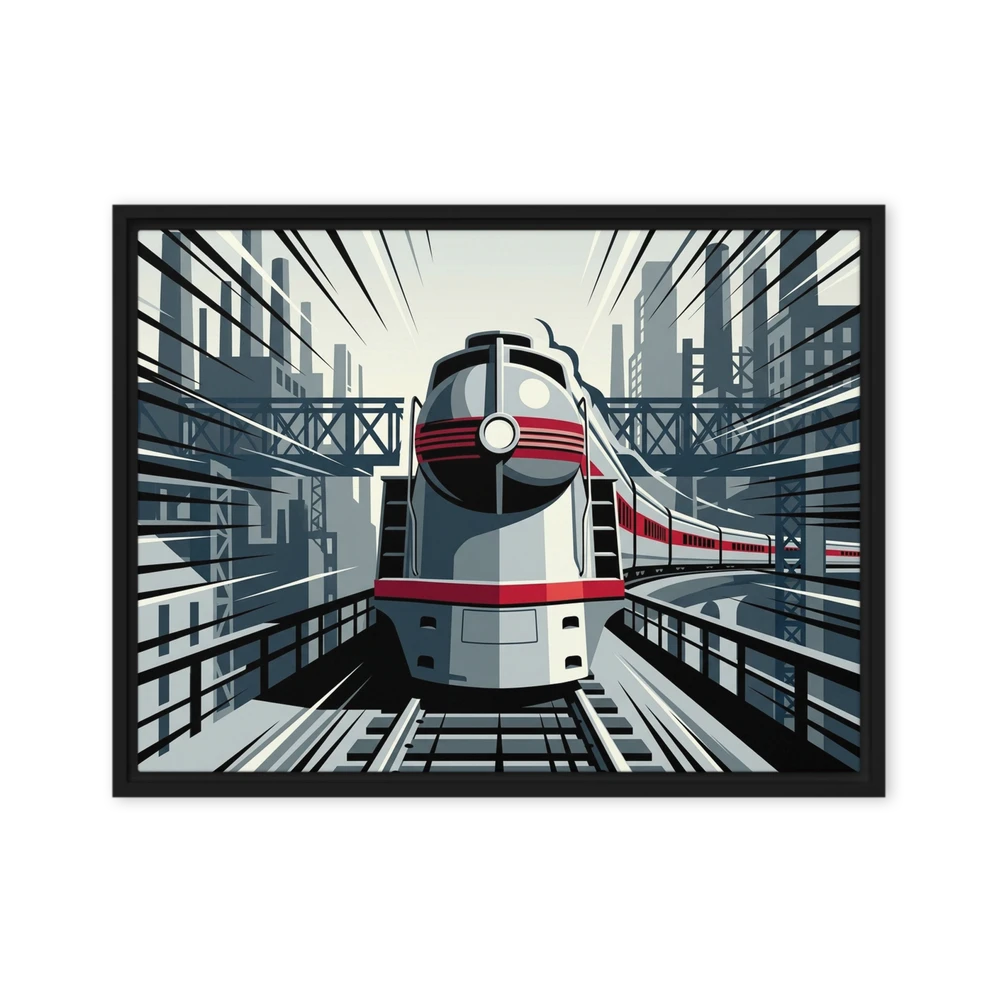 Speeding Locomotive | Art Print