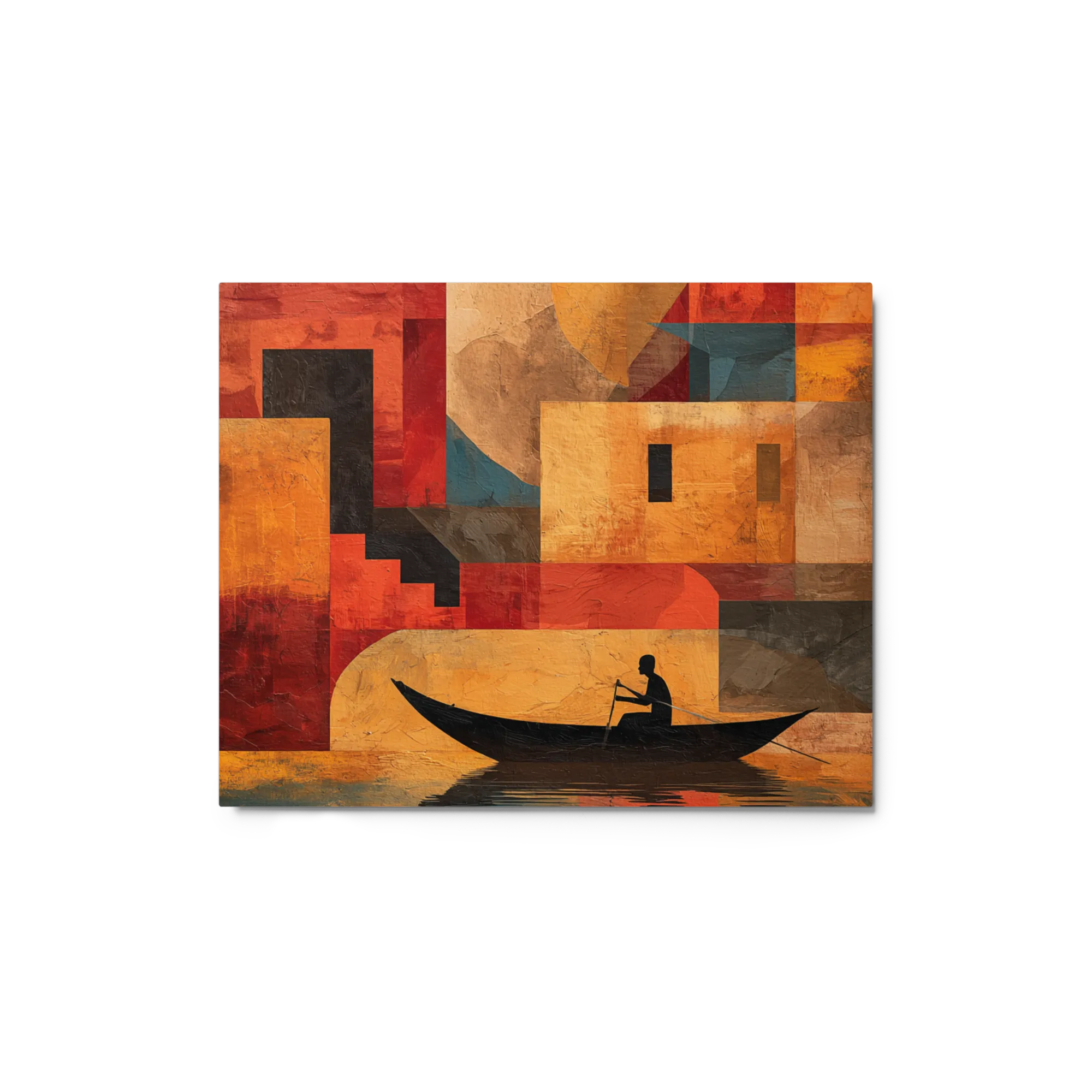 Cubist River Journey