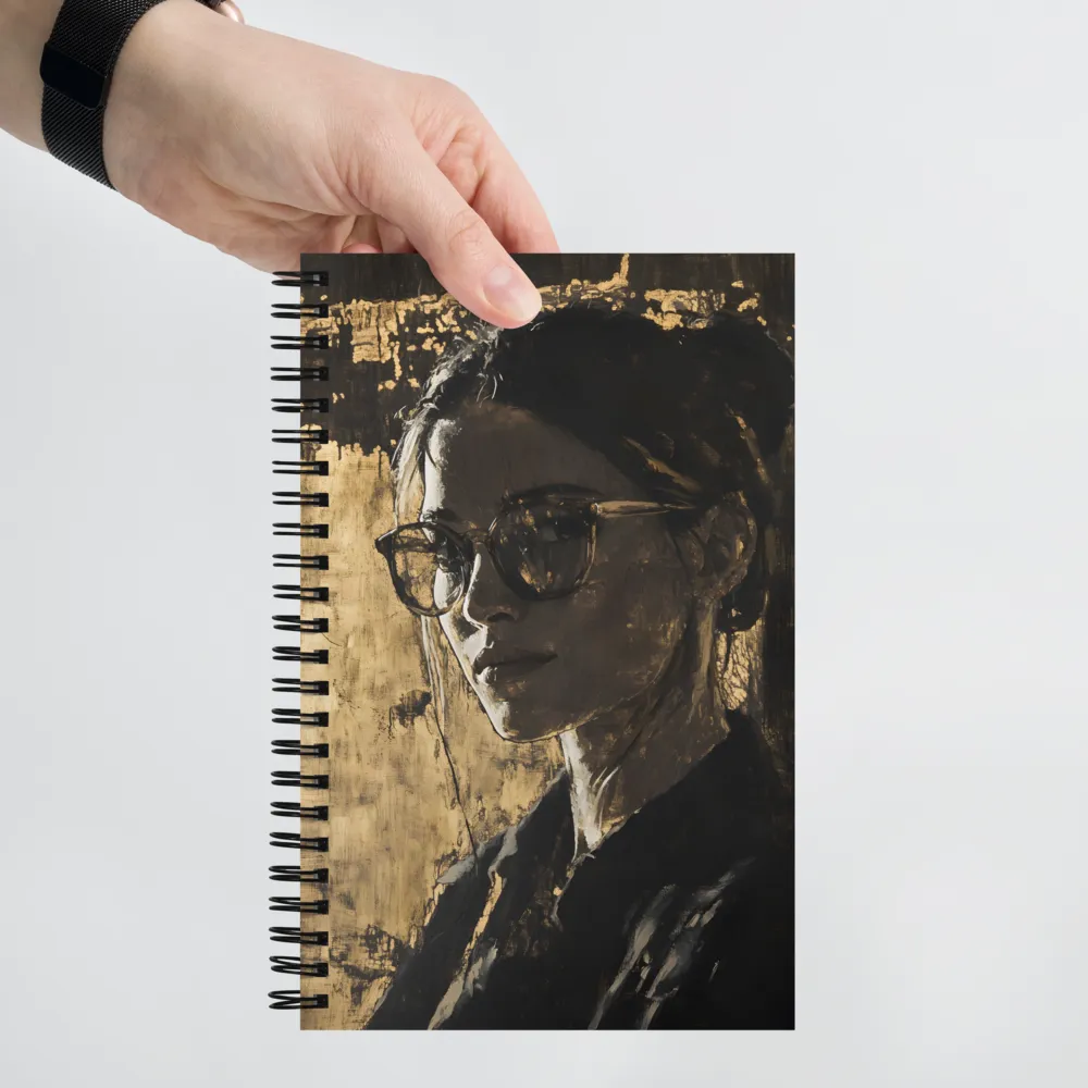Gilded Contemplation 
 Spiral Notebook | 140 pages