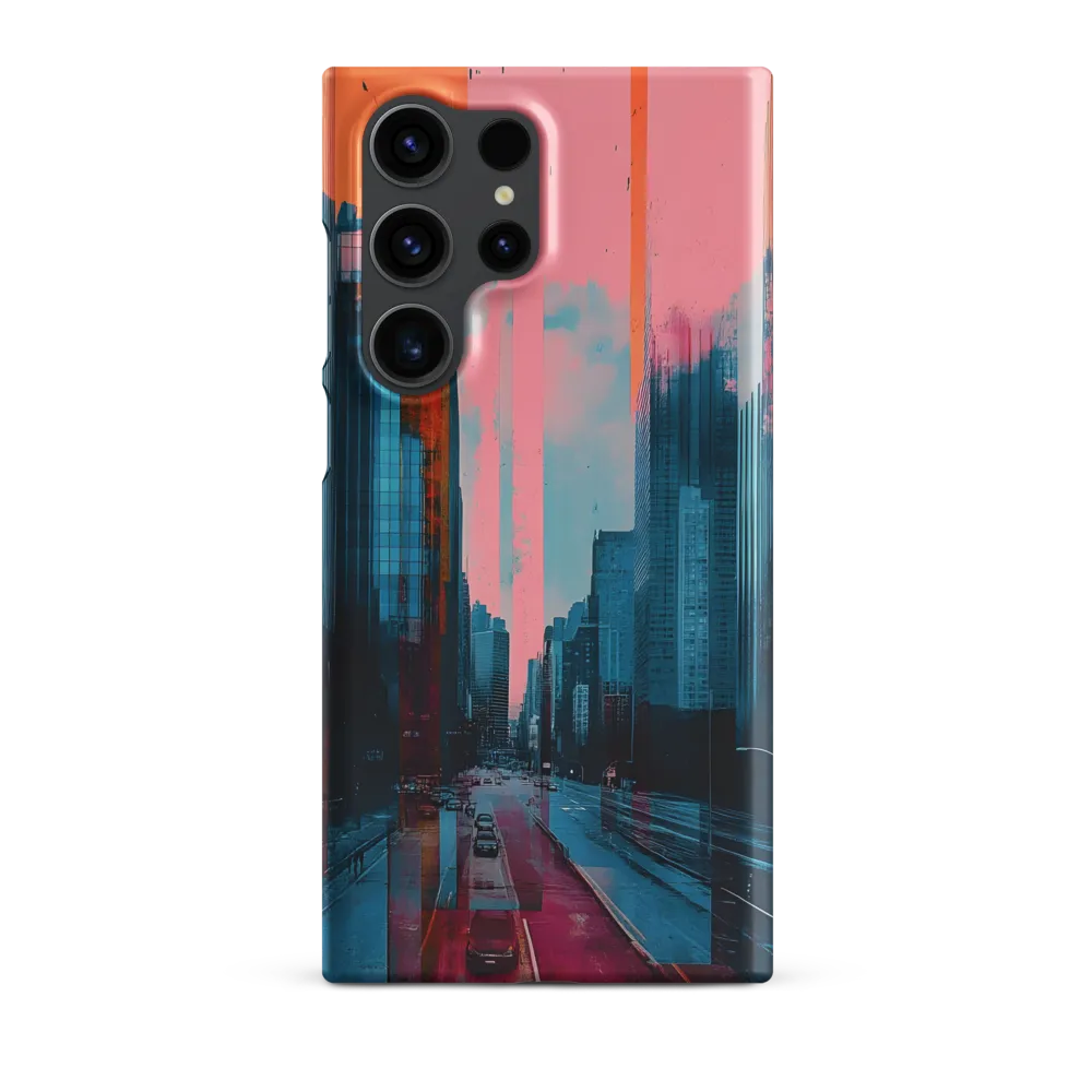 Surreal Cityscape with Vibrant Colors | Phone Case