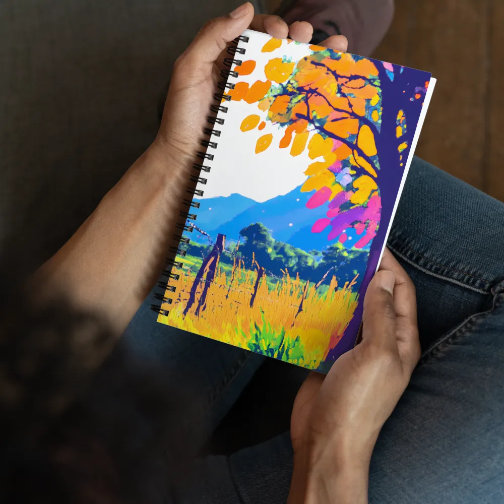 Autumn Mountain Impression 
 Spiral Notebook | 140 pages