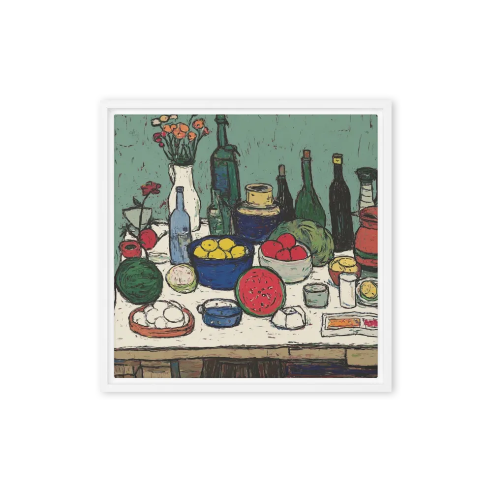 Table of Abundance 
 Canvas | 12″x 12″