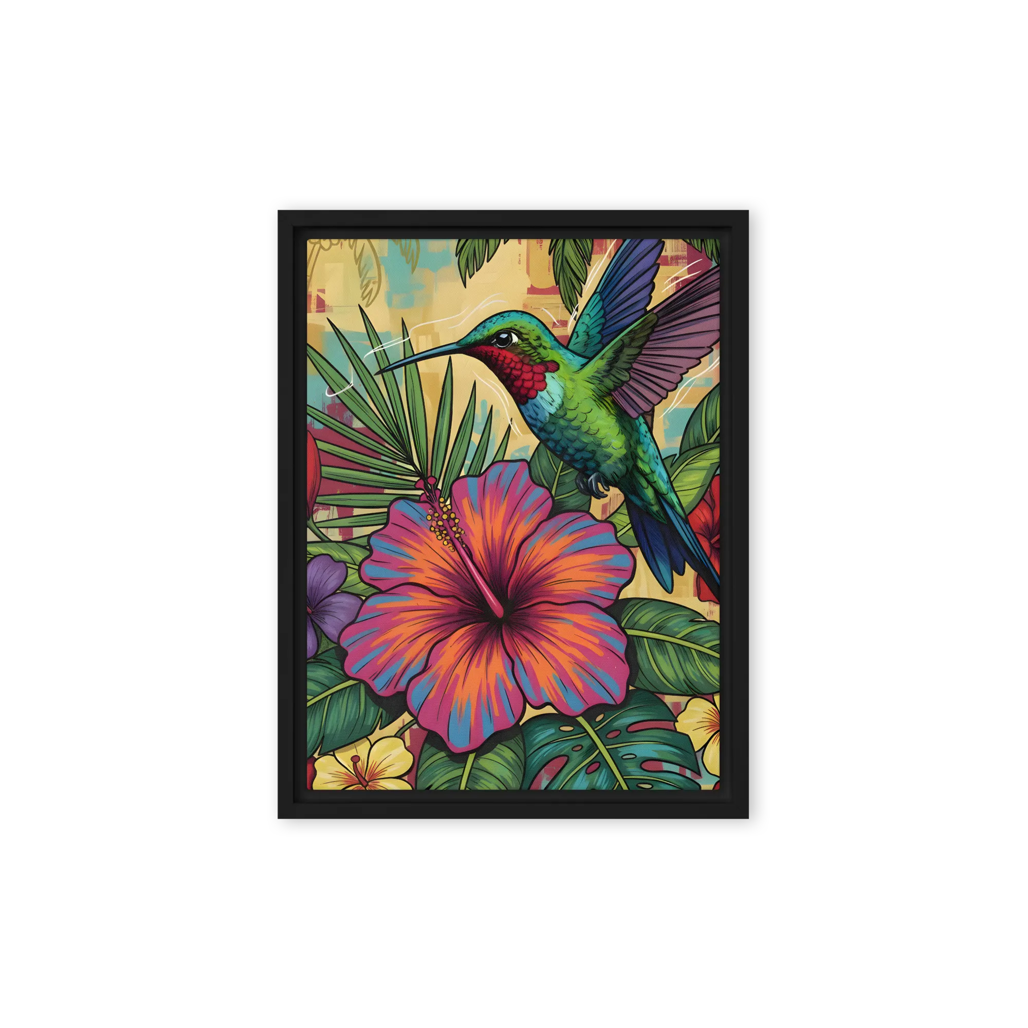 Hummingbird & Hibiscus