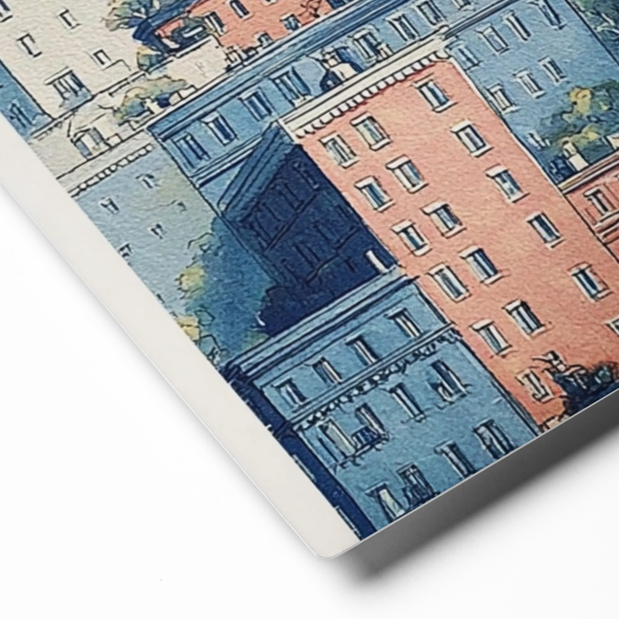 Stacked City Buildings | Art Print