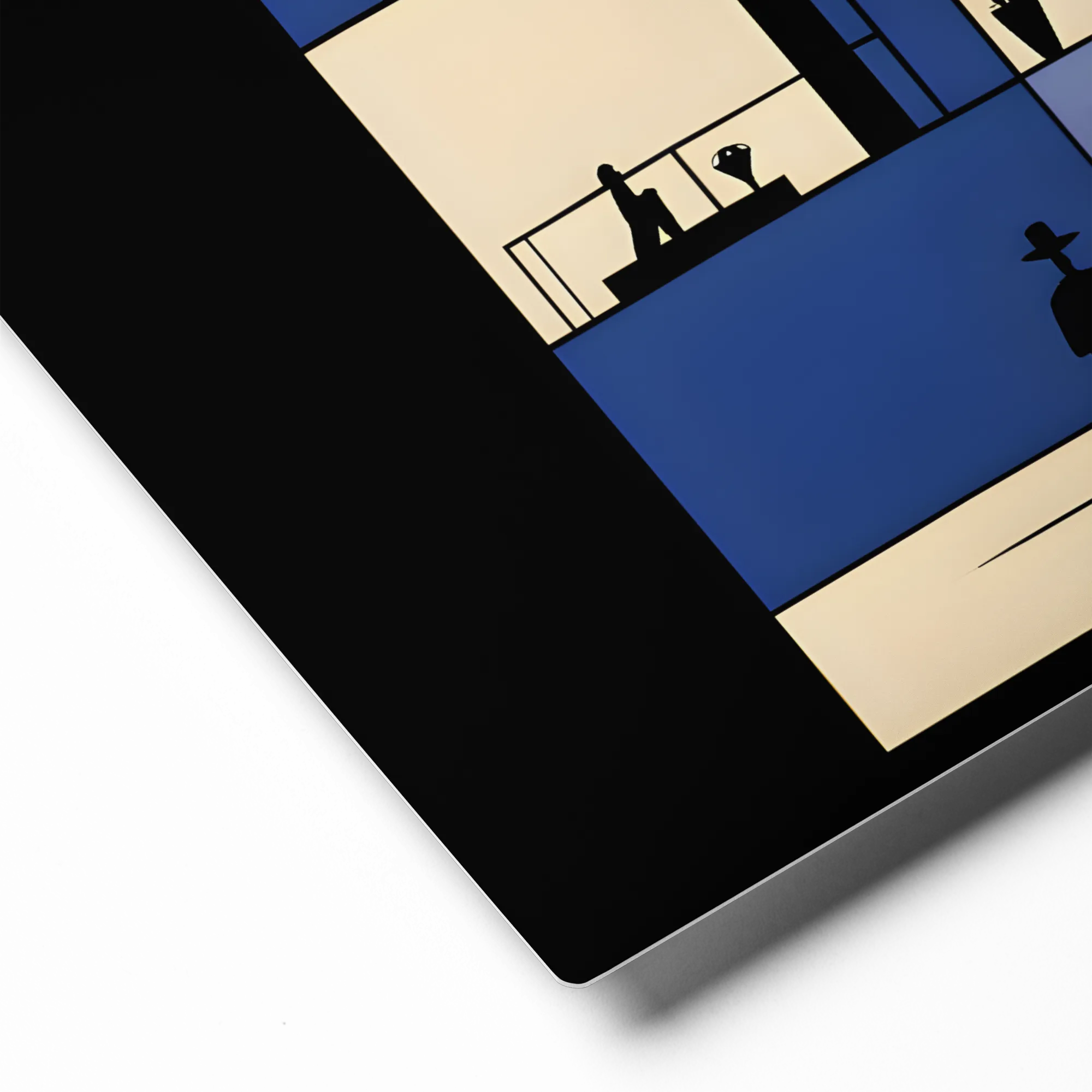 Urban Geometry Vista 
 Canvas | 8″x 8″