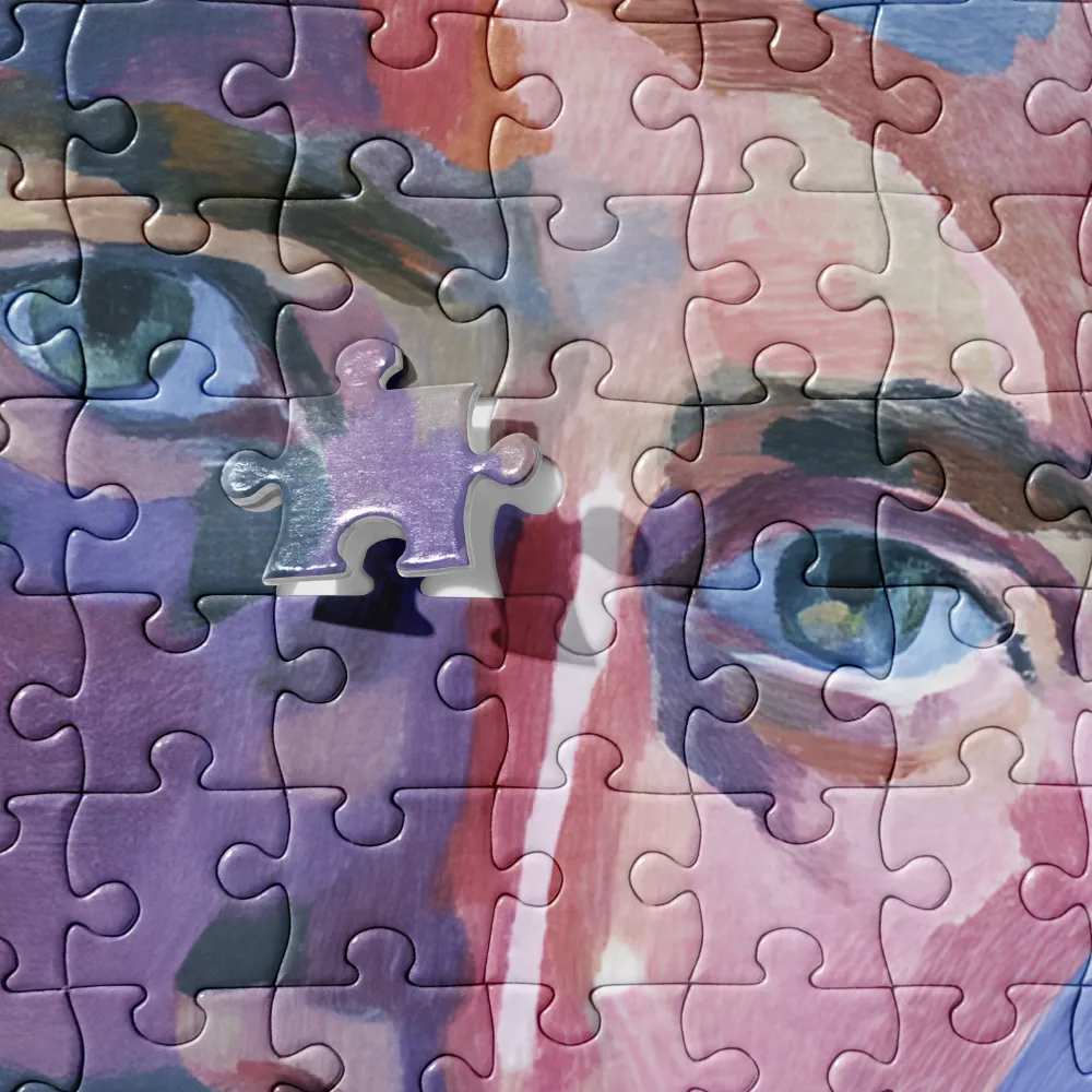Portrait of Vivid Emotion 
 Jigsaw Puzzle in Tin Box
