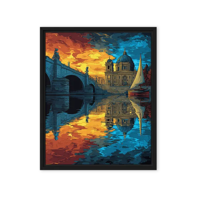 Urban Reflections at Twilight | Art Print