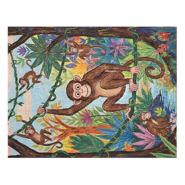 Playful Jungle Monkeys | Jigsaw Puzzles