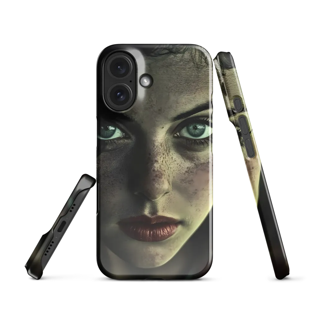 Gaze in Shadow 
 iPhone 16 Plus | Snap Case