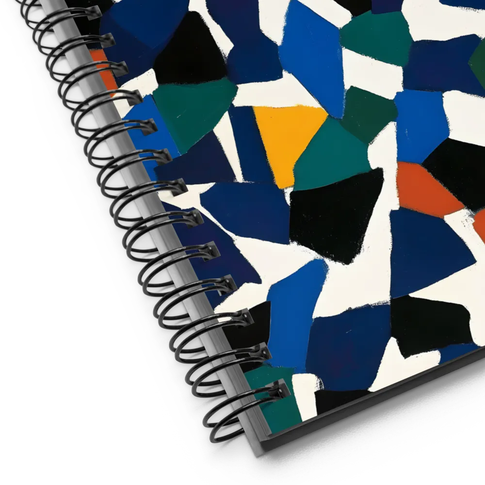 Fragmented Color Harmony 
 Spiral Notebook | 140 pages