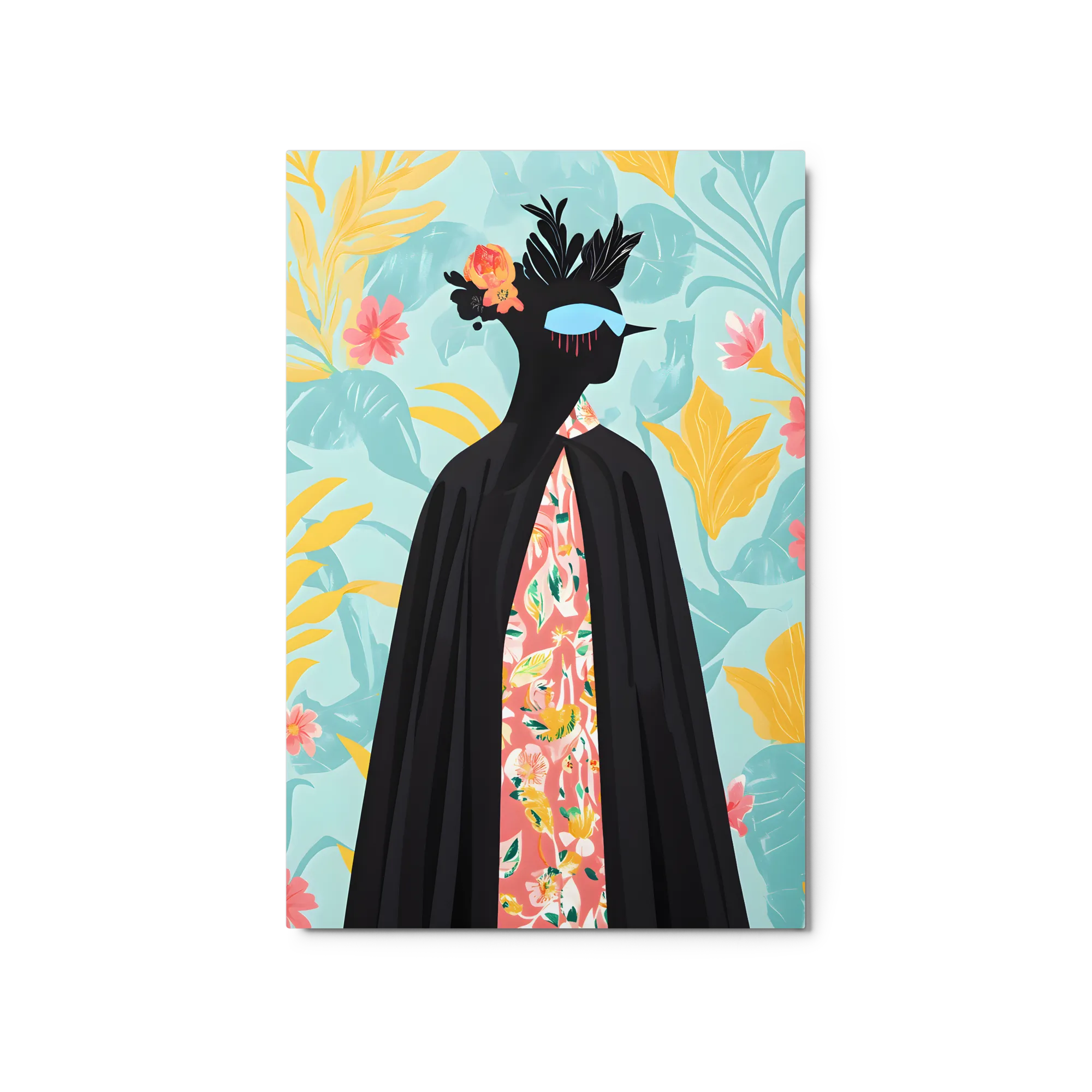 Silhouette di Fioritura Tropicale