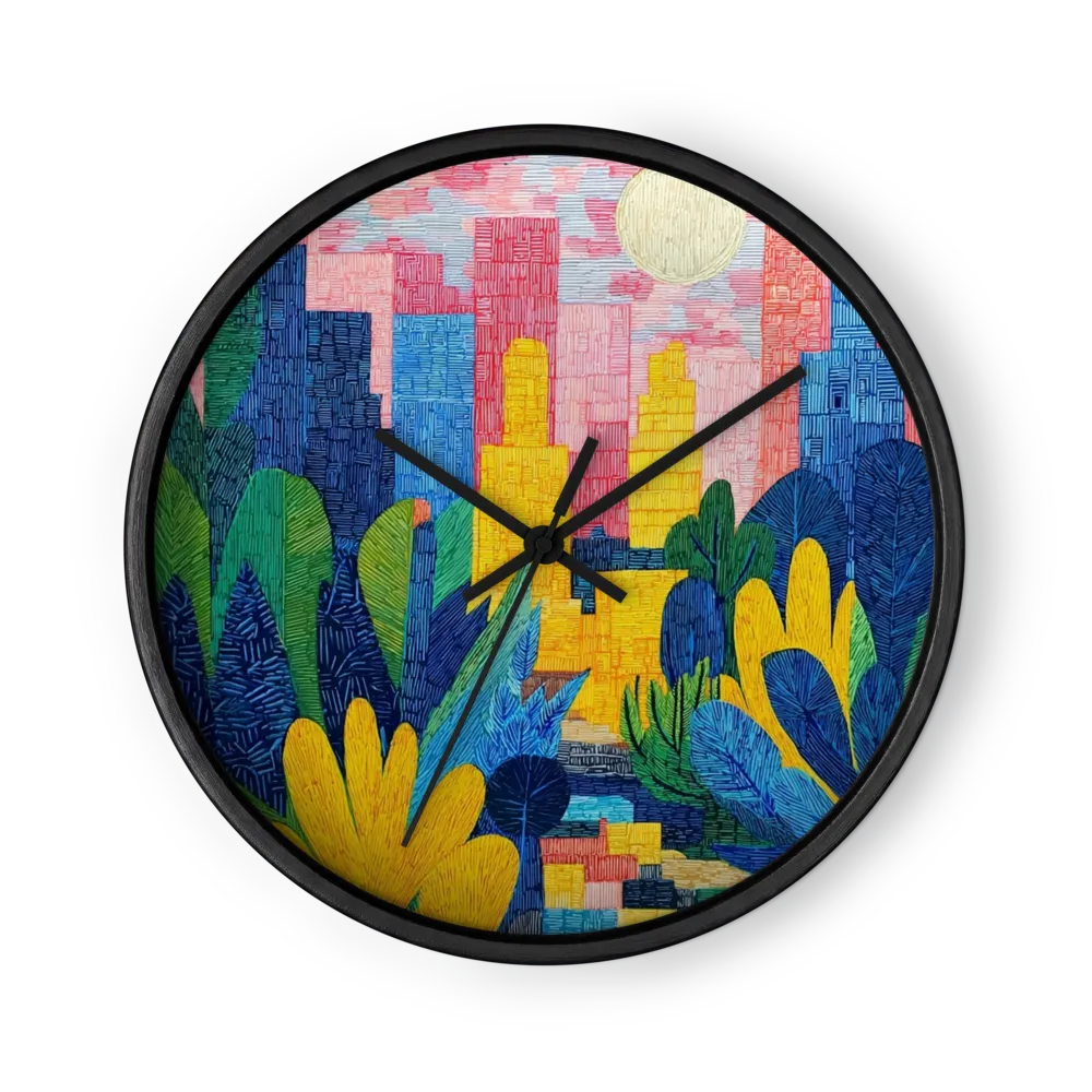Urban Jungle Horizon | Wall Clock