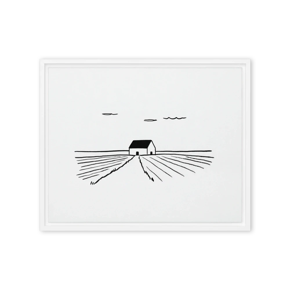Solitary Farmhouse | Art Print