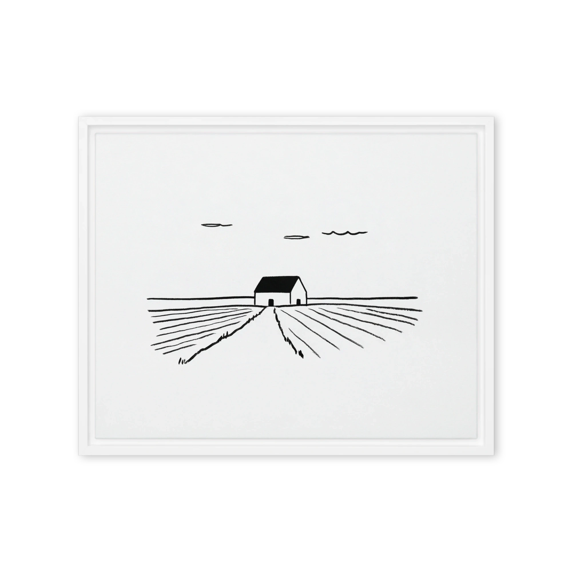 Solitary Farmhouse | Art Print